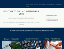 Tablet Screenshot of inchelpdesk.com